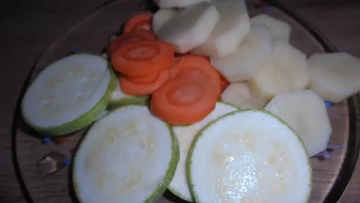 Запеченные куриные ножки с кумкватом и овощами "махеевь"#махеевь: шаг 4