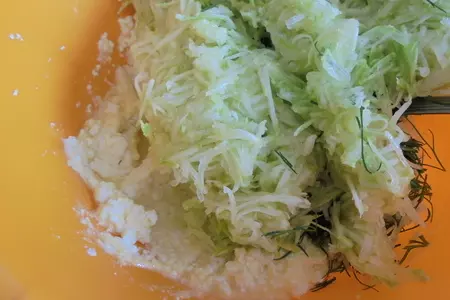 Кабачково-творожные оладьи с горчичным вкусом махеевъ #махеевъ: шаг 4