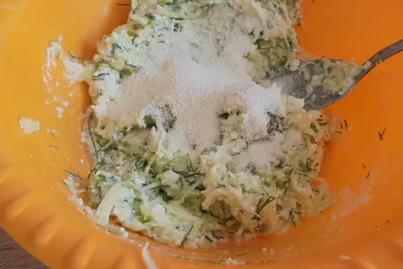 Кабачково-творожные оладьи с горчичным вкусом махеевъ #махеевъ: шаг 5