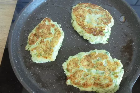 Кабачково-творожные оладьи с горчичным вкусом махеевъ #махеевъ: шаг 7