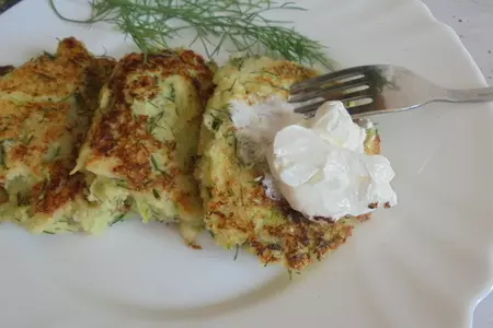 Кабачково-творожные оладьи с горчичным вкусом махеевъ #махеевъ: шаг 9
