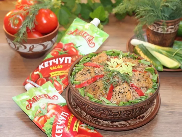 Сливочная гречка с пряной курицей “махеевъ” #махеевъ: шаг 14