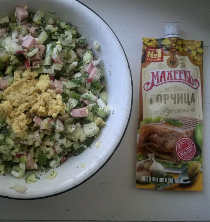 Окрошка на айране махеевъ #махеевъ: шаг 10