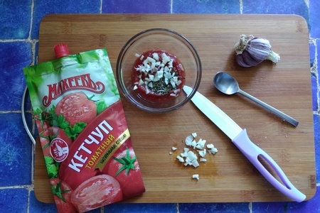 Кабачковая лепёшка с томатным соусом и сыром "махеевъ" #махеевъ: шаг 7
