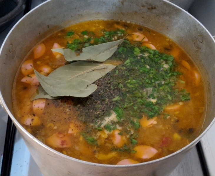 Суп с колбасой "махеевъ" #махеевъ: шаг 8