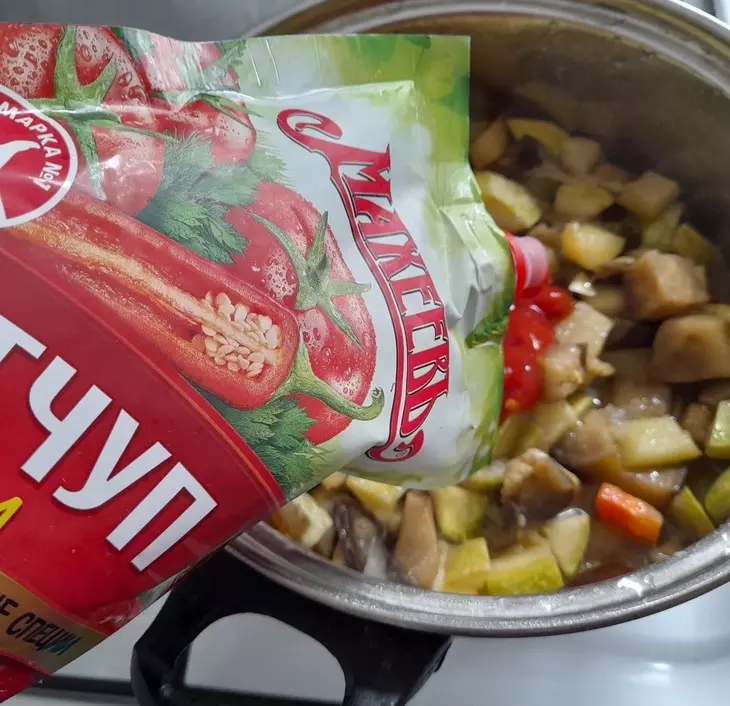 Острая овощная закуска "махеевъ"#махеевъ: шаг 8
