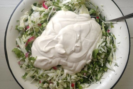 Овощной салат с перепелиными яйцами "махеевъ"#махеевъ: шаг 8
