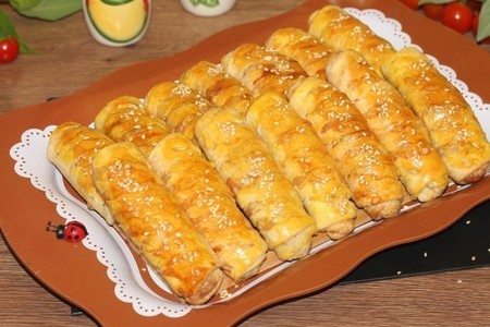 Хрустящие пирожки с жаренными кабачками “махеевъ” #махеевъ: шаг 19
