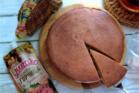 Горчичный пирог с жареным луком и капустой "махеевъ" #махеевъ: шаг 13