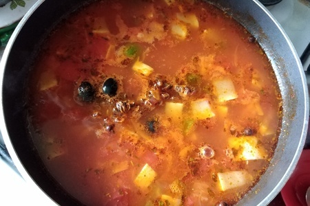 Томатно-овощной суп с лапшой "махеевъ" #махеевъ: шаг 13