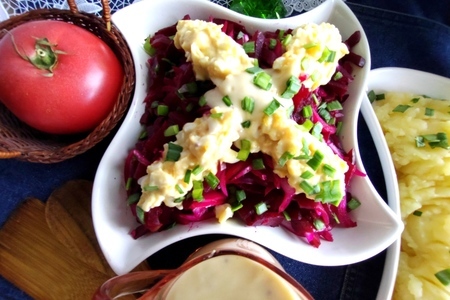 Свекольный салат под майонезом "махеевъ" #махеевъ: шаг 12