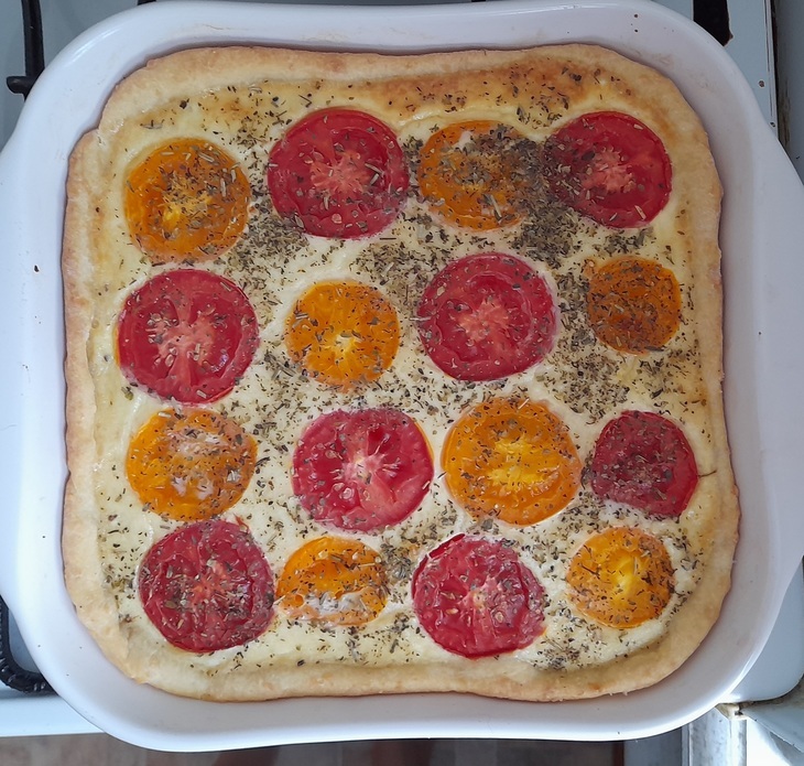 Пирог с сыром и помидорами "махеевъ"#махеевъ: шаг 15