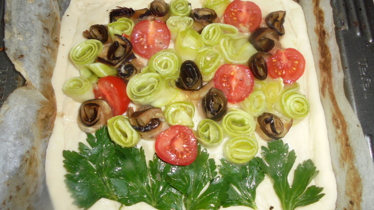 Пирог с маринованными овощами махеевъ #махеевъ: шаг 6