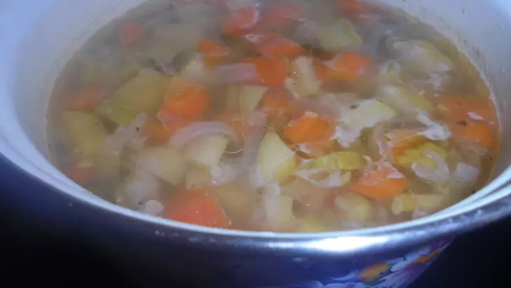 Сырный суп с маринованным луком махеевъ #махеевъ: шаг 5
