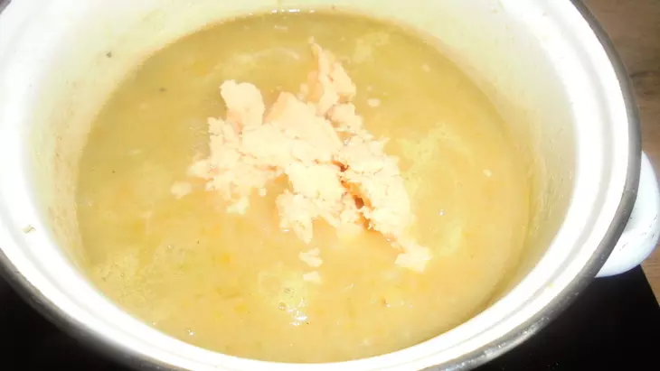 Сырный суп с маринованным луком махеевъ #махеевъ: шаг 7