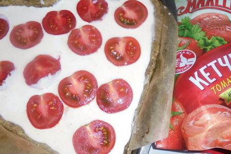 Открытый пирог с томатами махеевъ #махеевъ: шаг 6