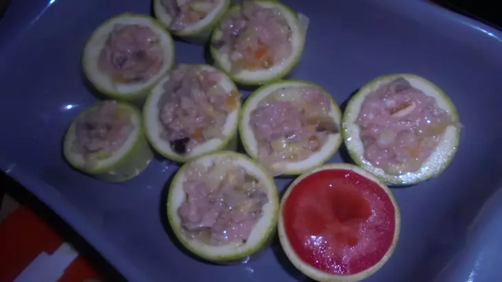 Фаршированный кабачок с #махеевъ: шаг 7