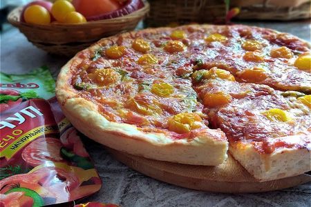 Пицца домашняя "махеевъ" #махеевъ: шаг 10