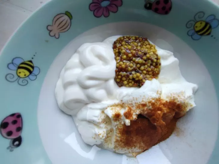 Лисички в пивном кляре с соусом "махеевъ" #махеевъ: шаг 10