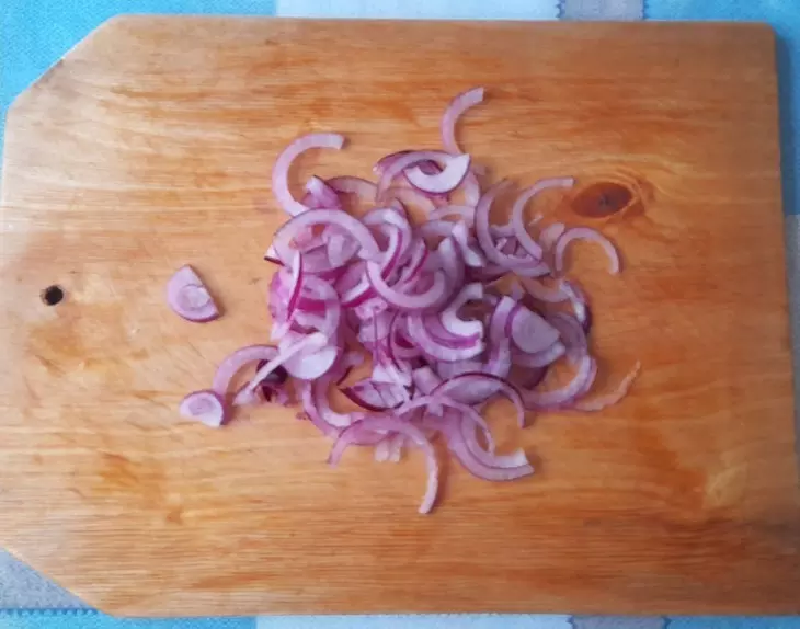 Салат из помидоров с кукурузой "махеевъ" #махеевъ: шаг 4