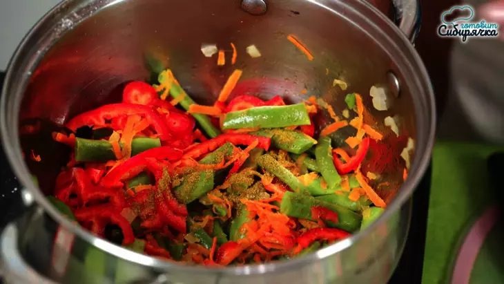 Овощной суп с мясными фрикадельками и стручковой фасолью: шаг 5
