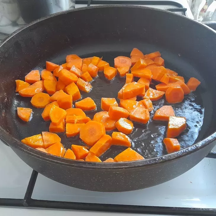 Рагу из овощей с фаршем: шаг 2