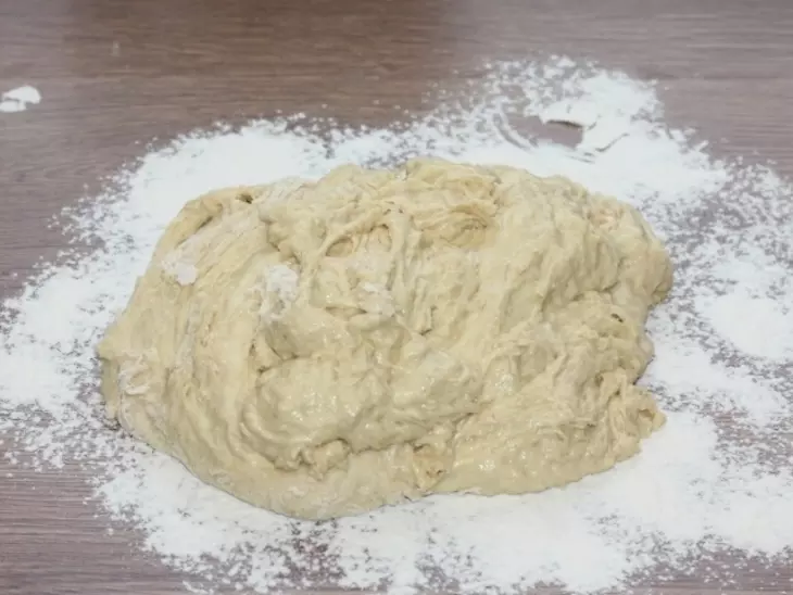Хлеб с зеленым чесночным соусом: шаг 6