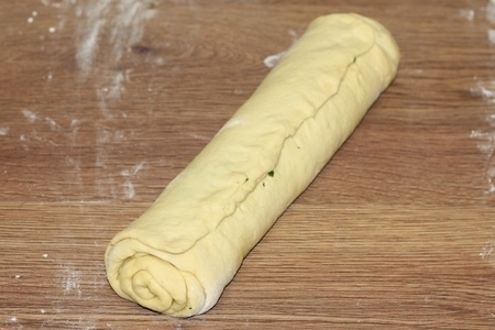 Хлеб с зеленым чесночным соусом: шаг 16