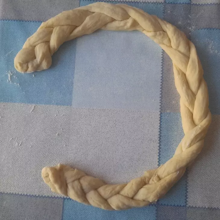 Ватрушка с творогом и яблоками: шаг 12