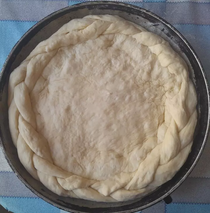 Ватрушка с творогом и яблоками: шаг 13