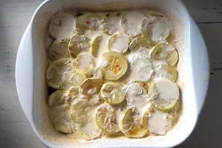 Запеканка из баклажанов и кабачков с курицей: шаг 12