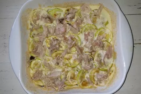 Запеканка из баклажанов и кабачков с курицей: шаг 13