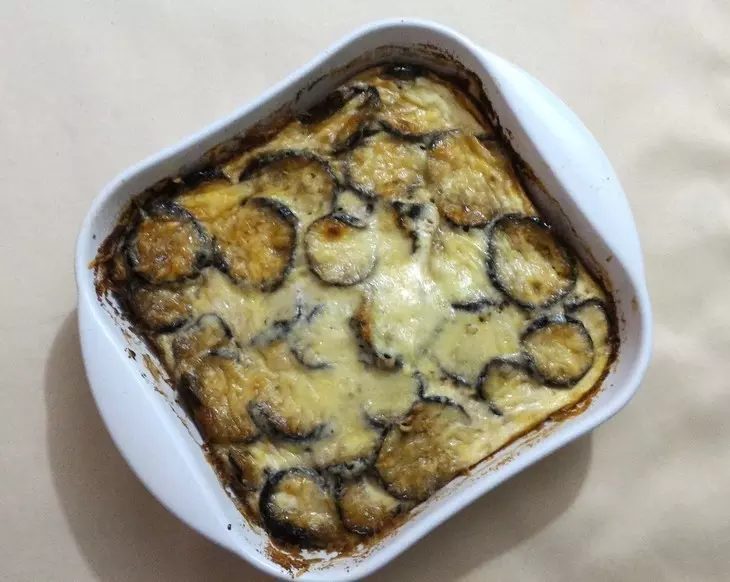 Запеканка из баклажанов и кабачков с курицей: шаг 16