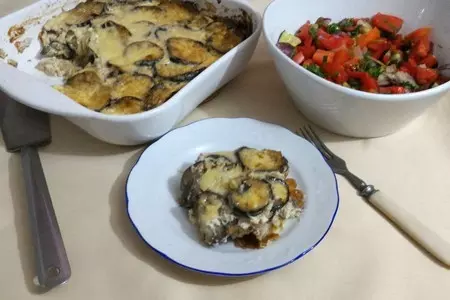 Запеканка из баклажанов и кабачков с курицей: шаг 17