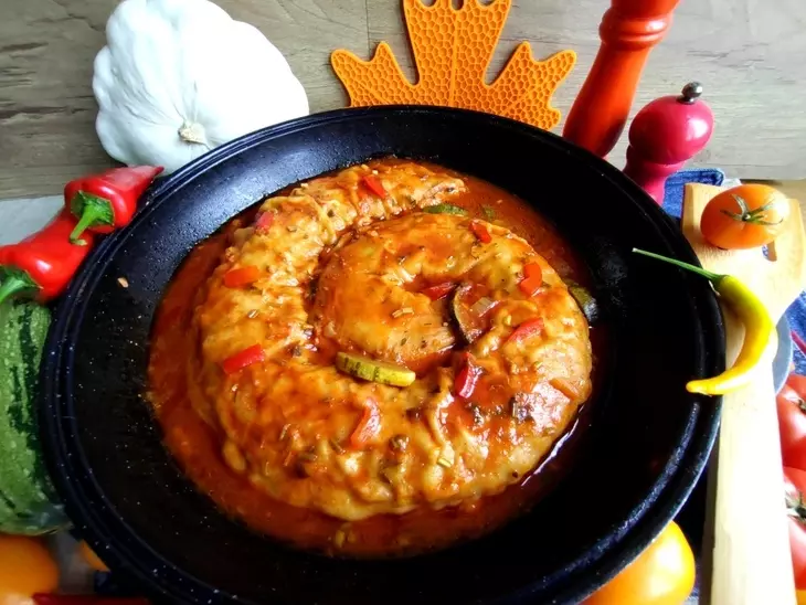 Рулет с фаршем и овощами: шаг 18