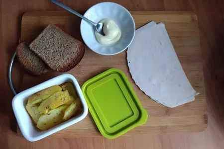 Бутерброды с печёной тыквой: шаг 3