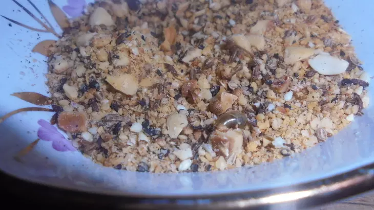 Салат из красной капусты с виноградом и дуккой: шаг 3