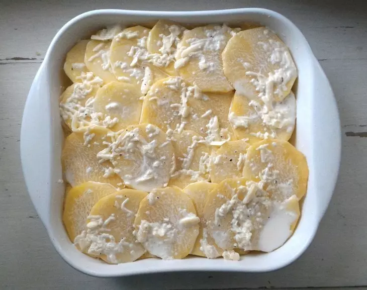 Картофельная запеканка с сыром: шаг 6