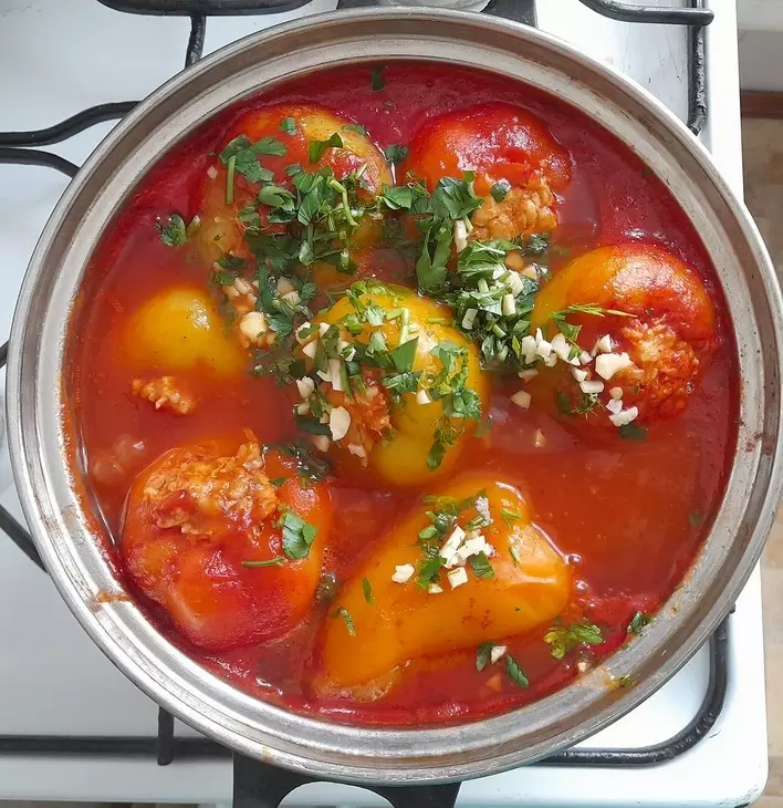 Фаршированный перец: шаг 11