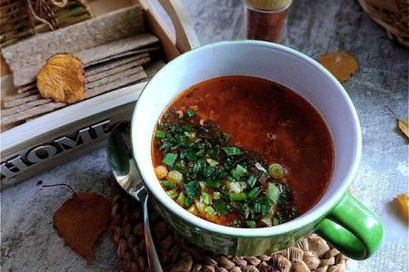 Суп из кильки в томате с овощами: шаг 6