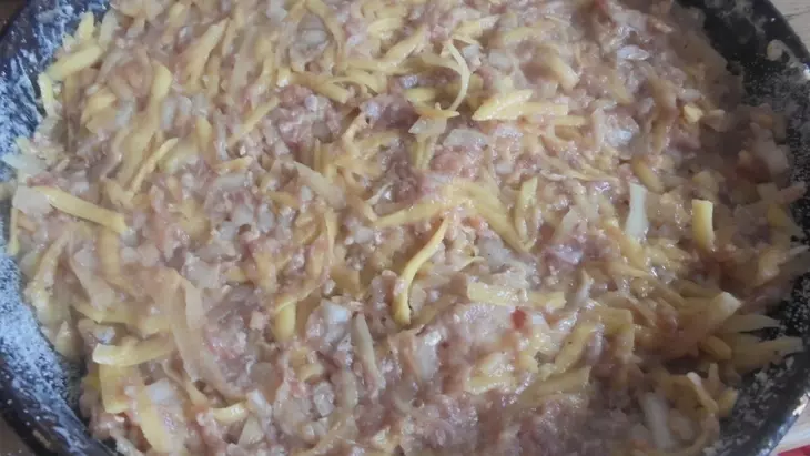 Картофельно-мясная запеканка с овощами: шаг 5