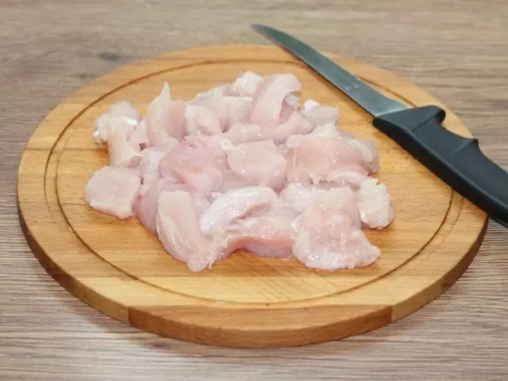 Куриная грудка с овощами в сметанном соусе: шаг 9