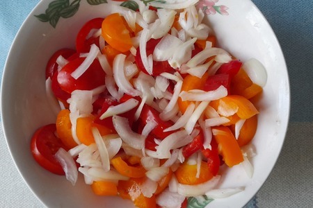 Салат с помидорами, баклажаном и сыром: шаг 9