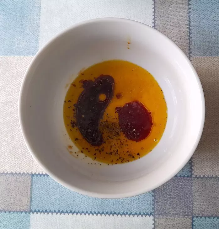 Салат с помидорами, баклажаном и сыром: шаг 14