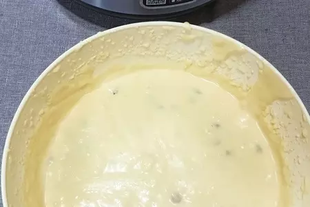 Манник на молоке с изюмом (в мультиварке): шаг 6