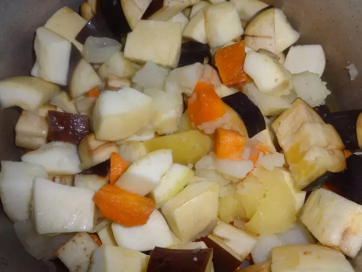 Рагу из овощей с грибами: шаг 6
