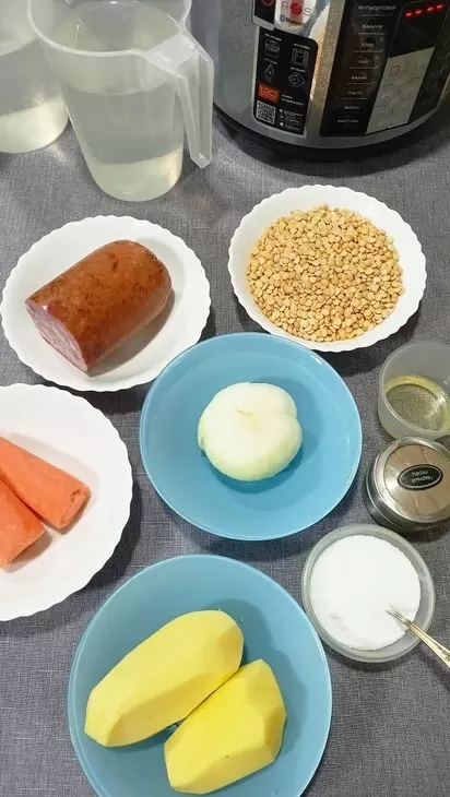 Гороховый суп с ветчиной: шаг 1