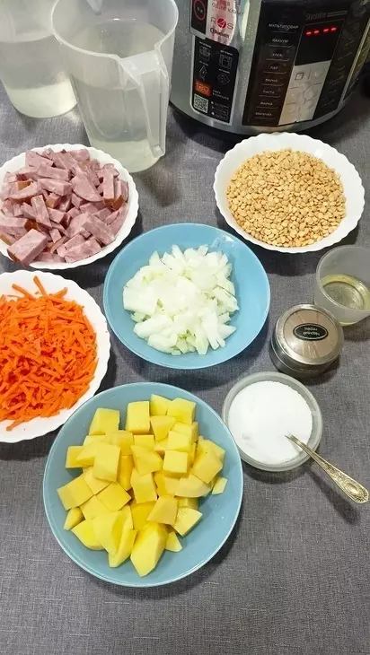 Гороховый суп с ветчиной: шаг 2