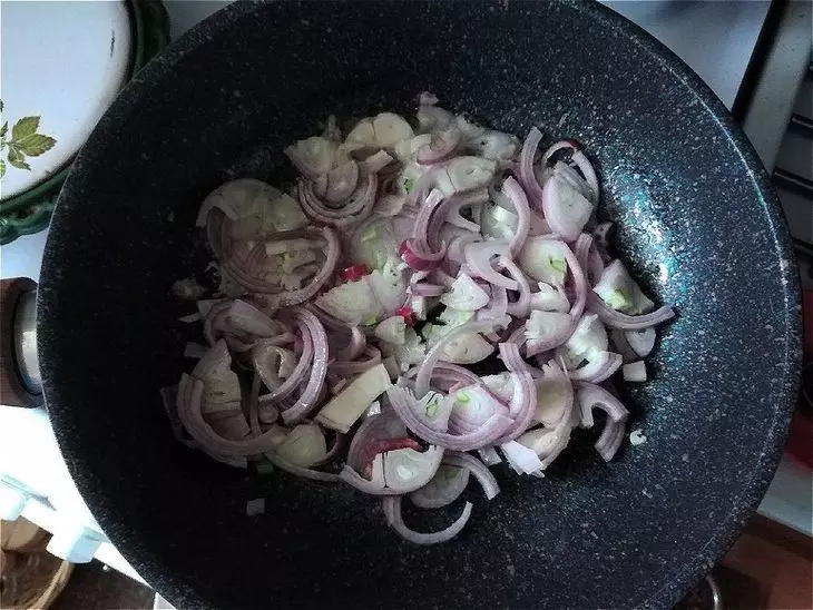 Гречневая каша с грибами и луком: шаг 6