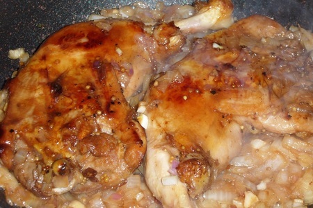 Chicken in apples "granular" mustard "Mahe's" : step 10